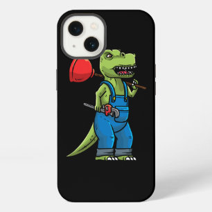 Etui iPhone 13 Plombier dinosaure plombier