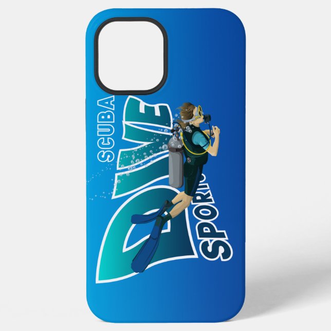 Coque iPhone Plongée en scaphandre |  (Verso)