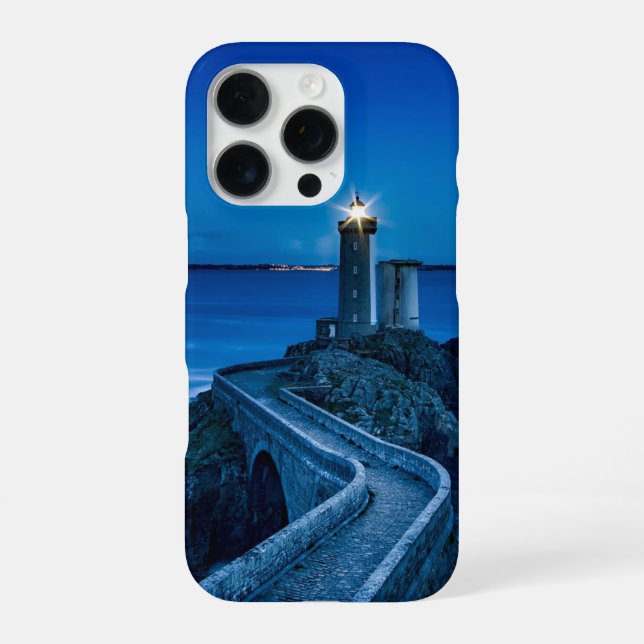 Coque iPhone Plouzane, France, Phare (Verso)