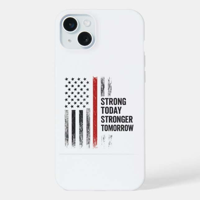 Coque iPhone Plus fort demain (Verso)