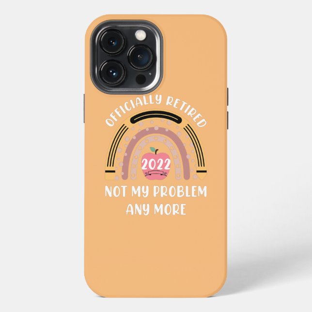 Coque iPhone Plus Mon Problème Plus Drôle Professeur Retraité (Verso)