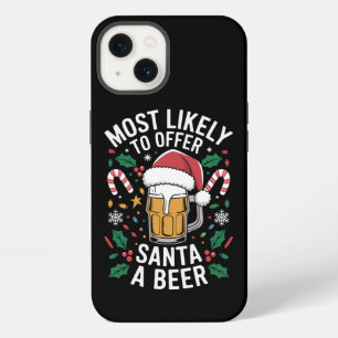 Etui iPhone 13 Plus susceptible d'offrir une bière au Père Noël F