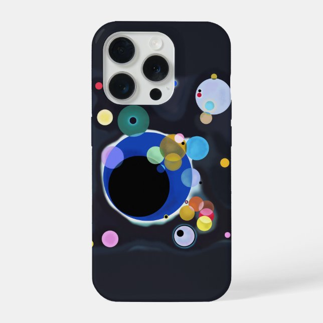 Coque iPhone Plusieurs Cercles, Vassily Kandinsky en numérique (Verso)