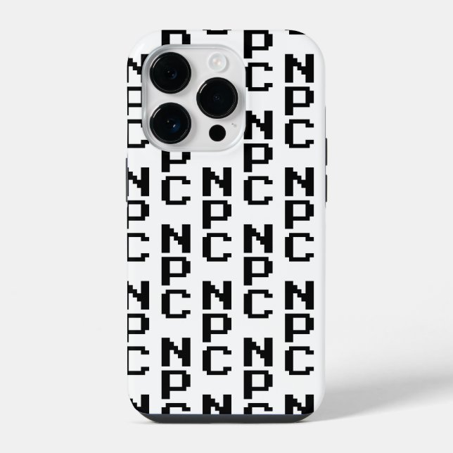 Coque iPhone PNJ - Personnage Non Jouable (Verso)