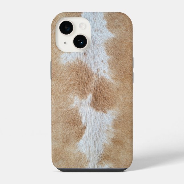Coque iPhone Poils de vache  (Verso)