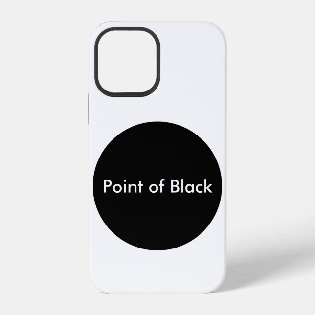 Coque iPhone Point de Noir (Verso)