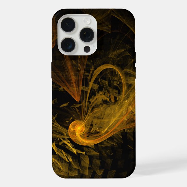 Coque iPhone Point de rupture Art abstrait (Verso)