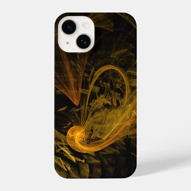 Coque iPhone Point de rupture Art Abstrait (Verso)