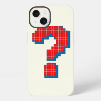 Etui iPhone 13 Point d'interrogation Pixellit - Art de jeu Retro