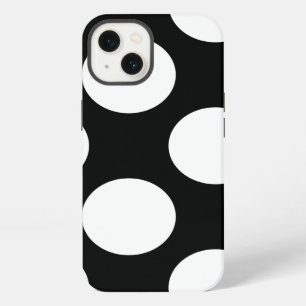 Etui iPhone 13 Point noir et blanc personnalisable à toutes les t