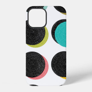 Coque iPhone 12 Points abstraits décoratifs dans le style de la