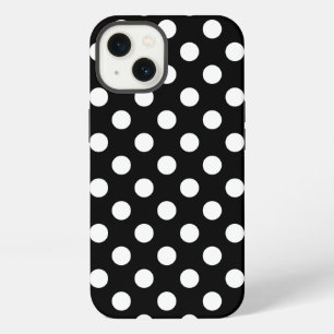 Etui iPhone 13 Points blancs sur étui Case-Mate pour iPhone noir