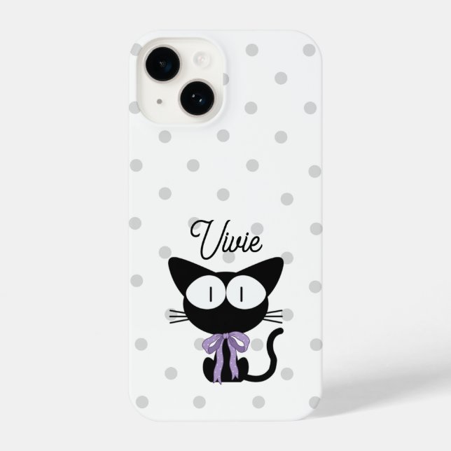 Coque iPhone Points Chic Personnalisés (Verso)