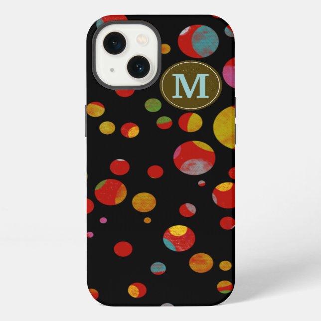 Coque iPhone Points de polka (Verso)