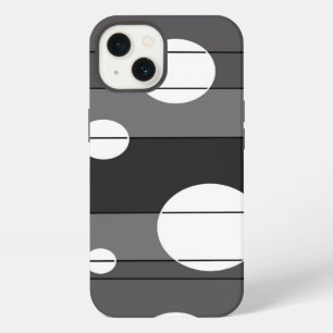 Etui iPhone 13 Points et rayures en gris