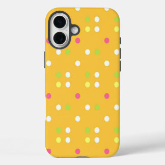 Coque iPhone 16 Plus Points multicolores