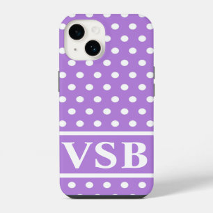 Coque Pour iPhone 14 Pois de lavande