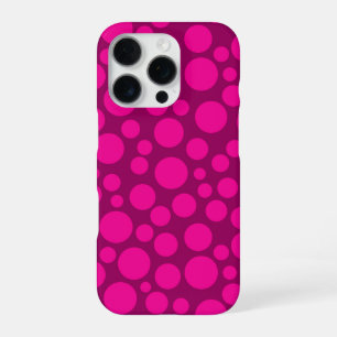 Coque iPhone 16 Pro Pois rose Crimson
