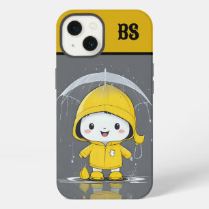 Etui iPhone 13 Poisson amusant dans les bottes de pluie - Humour