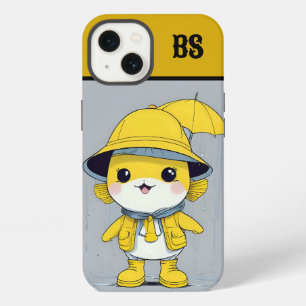 Etui iPhone 13 Poisson amusant dans les bottes de pluie - Humour