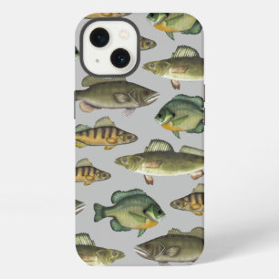 Etui iPhone 13 Poisson d'eau douce à l'aquarelle élégant et tenda