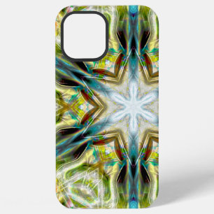 Coque iPhone 12 Pro Max Poisson luisant texture sablonneuse kaléidoscope v