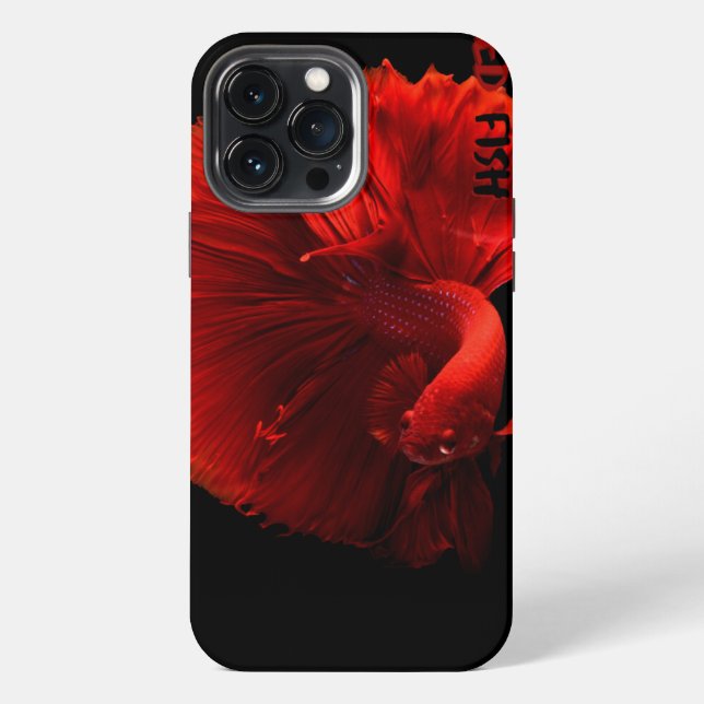 Coque iPhone Poisson Rouge (Verso)