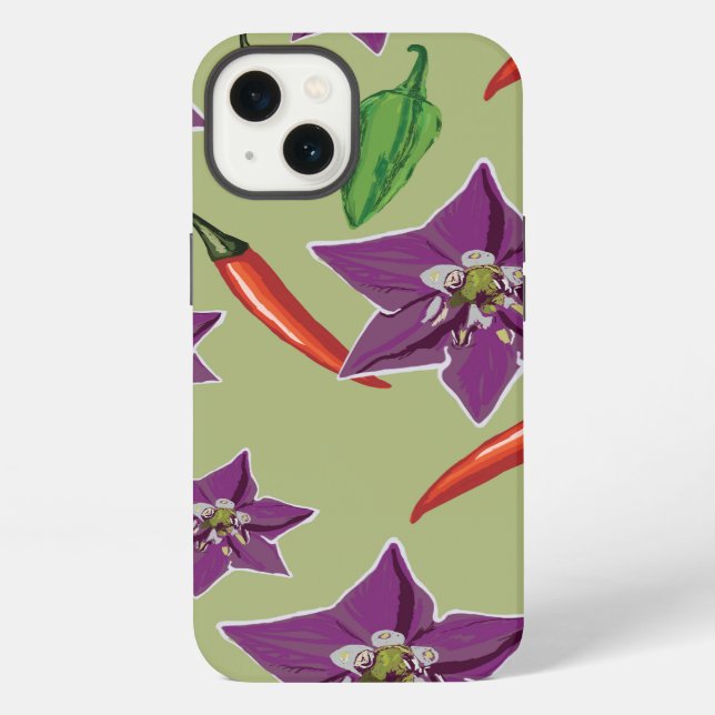 Coque iPhone Poivrons (Verso)