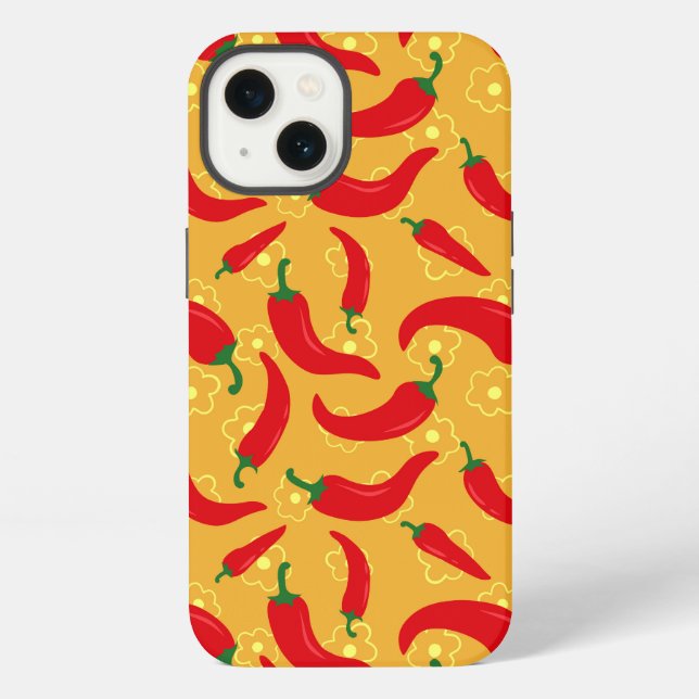 Coque iPhone Poivrons chauds (Verso)