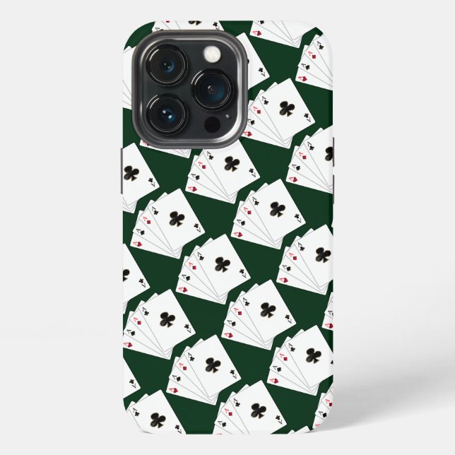 Coque iPhone Poker Night Aces (Dos)