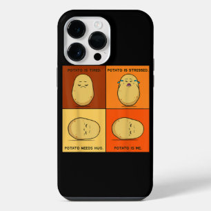 Coque Pour Pour iPhone 14 Pro Max Pomme de terre Spud Racine Légumes Tater Vegan Lov
