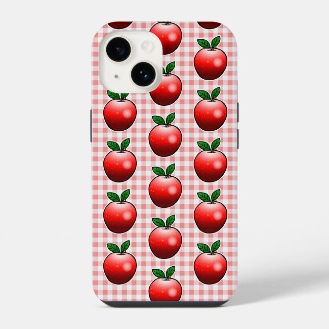 Coque iPhone Pommes rouges (Verso)