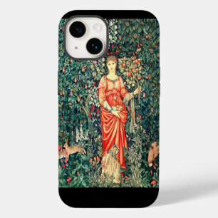 COQUE POUR iPhone 14 POMONE TENANT DES FRUITS DANS LA VERDURE, ANIMAUX
