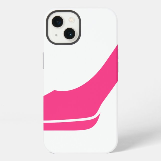Coque iPhone Pompes roses (Verso)