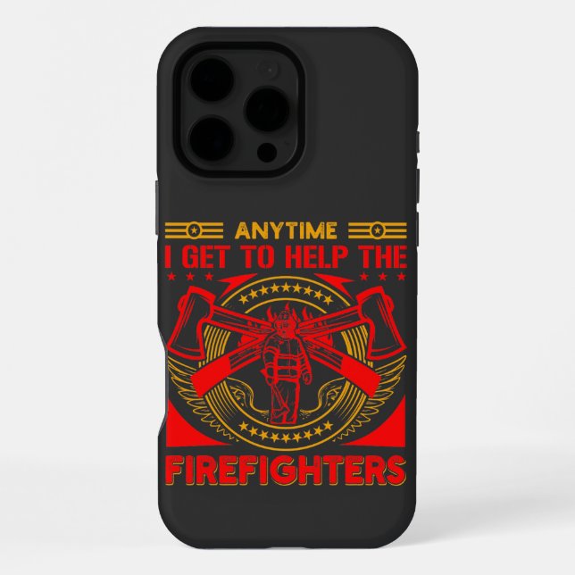 Coque iPhone Pompier soutient la communauté (Verso)