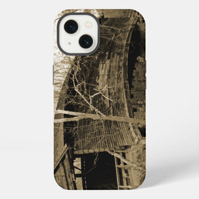 Coque iPhone Pont couvert (Verso)
