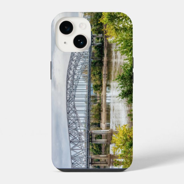 Coque iPhone Pont de Jeff City (Verso)