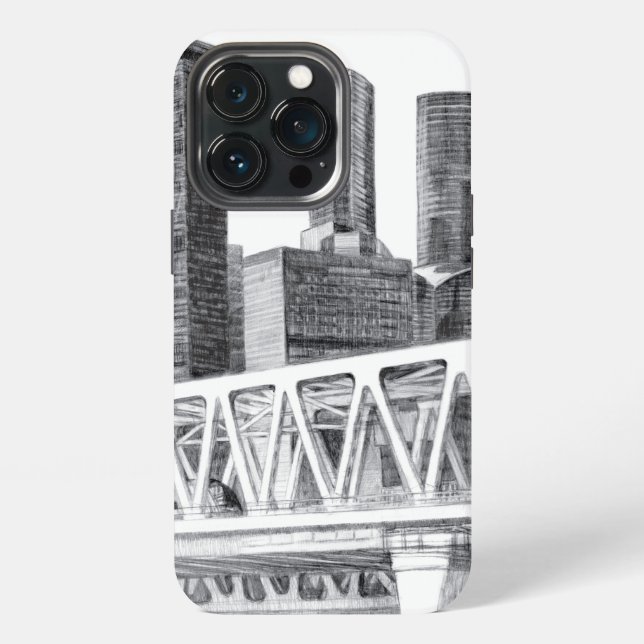 Coque iPhone Pont de métro (Dos)