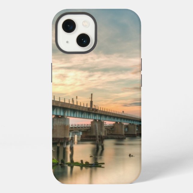 Coque iPhone Pont en train de Rockaway (Verso)