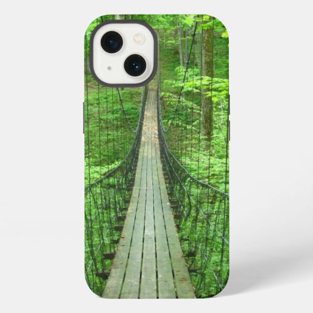 Coque iPhone Pont suspendu (Verso)