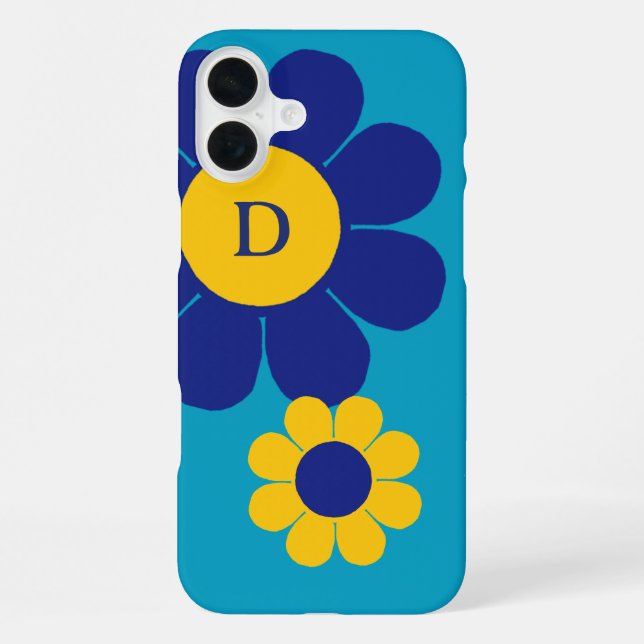 Coque iPhone Pop Flower Power  (Verso)