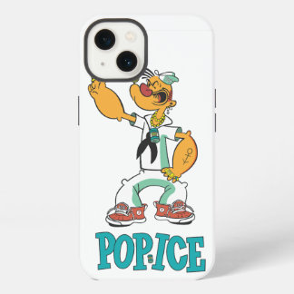 Etui iPhone 13 Popeye Vintage des années 90 Parodie