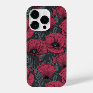 Coque Pour iPhone 14 Plus Poppies à Viva Magenta
