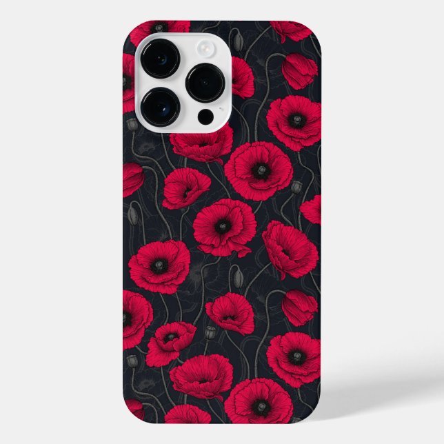 Coque iPhone Poppies rouges (Verso)