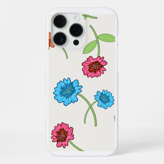 Coque iPhone poppy flowers (Verso)