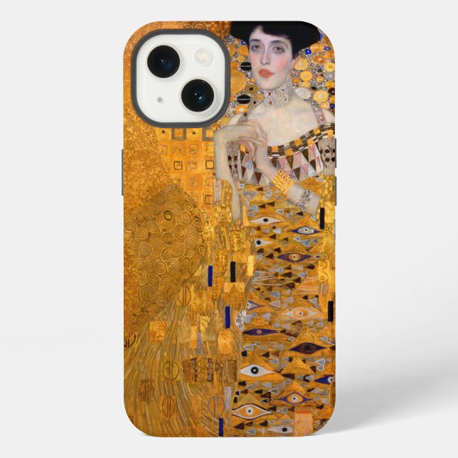 Coque iPhone Portrait d'Adele par Gustav Klimt (Verso)
