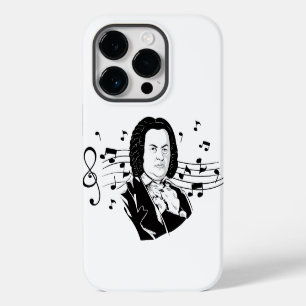 Coque Pour iPhone 14 Plus Portrait et buste de Johann Sebastian Bach avec de