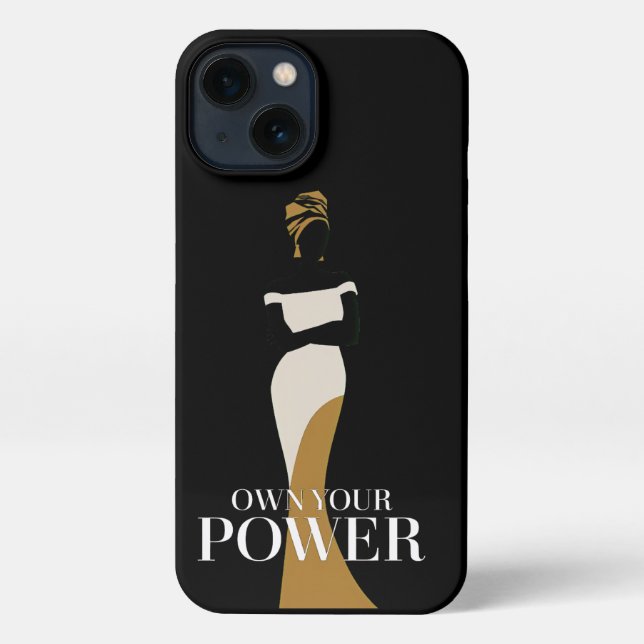 Coque iPhone Posséder votre pouvoir : un portrait de la confian (Verso)