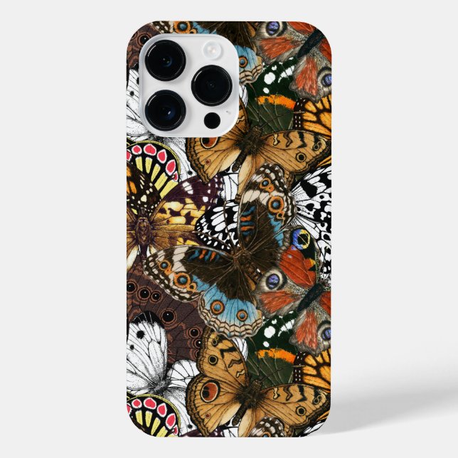 Coque iPhone Poster de animal. Ailes papillons. (Verso)