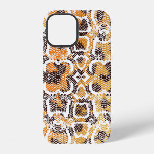 Coque iPhone 12 Poster de animal, arrière - plan de texture léopar